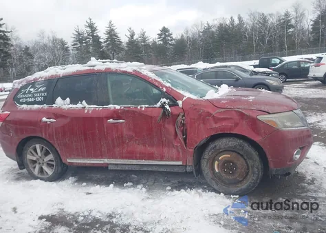 2015 Nissan Pathfinder Platinum z USA, uszkodzony, nr VIN 5N1AR2MM6FC617943